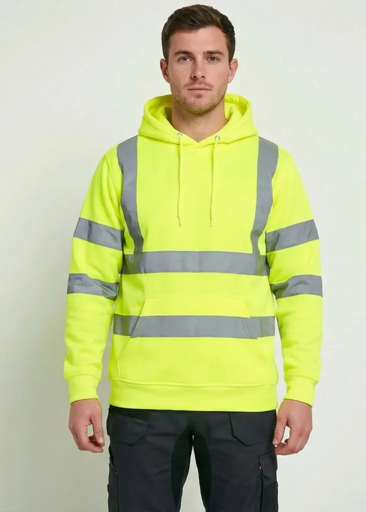 [HV101YES] HV101 Hi Vis Hoody (Yellow, Small)