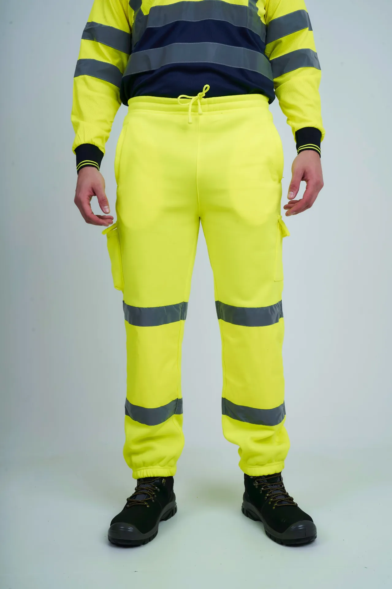 [JB03YES] JB03 Hi Vis Cargo Joggers (Yellow, Small)