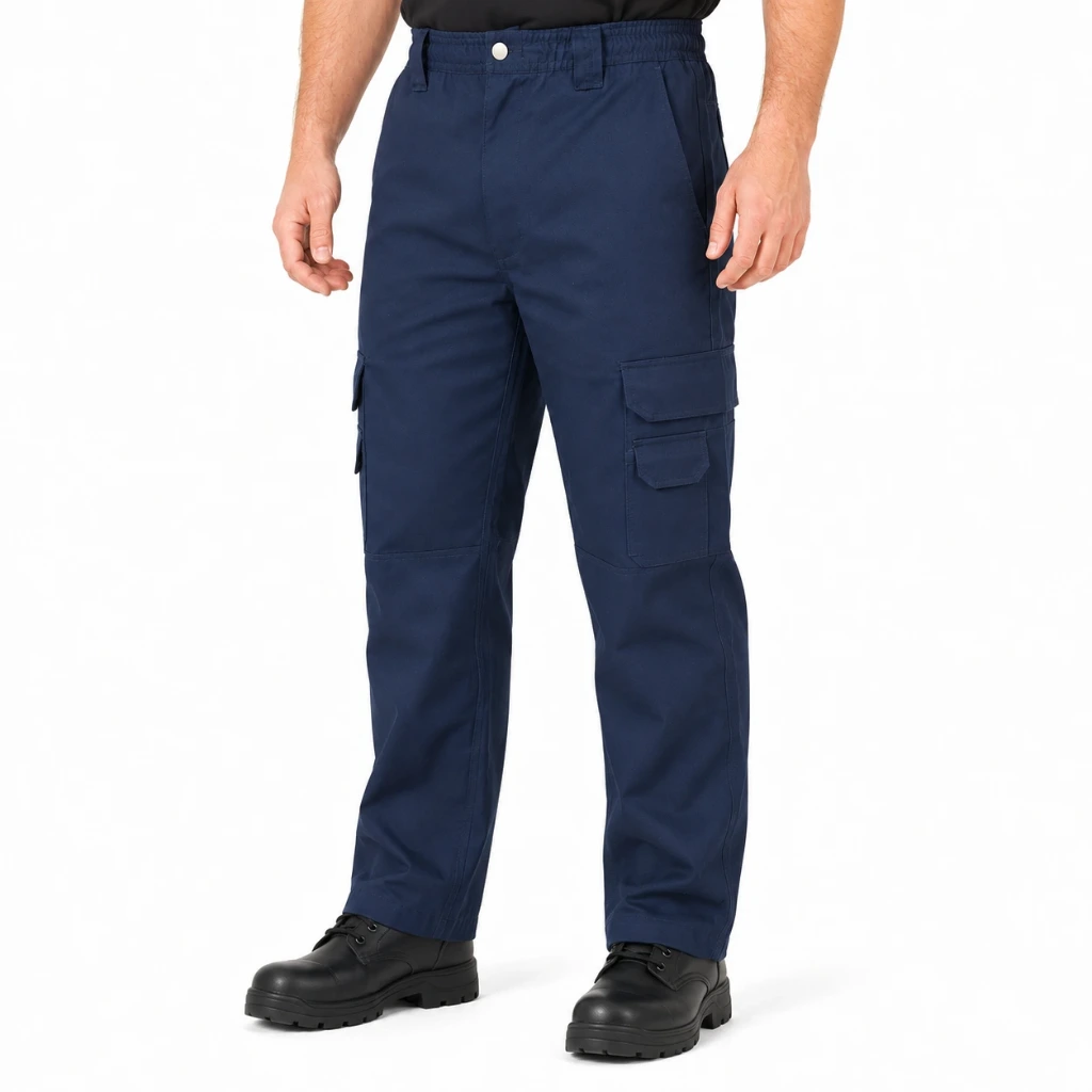[312BLK2829] 312 Elasticated Cargo Trouser (28, 29, Black)